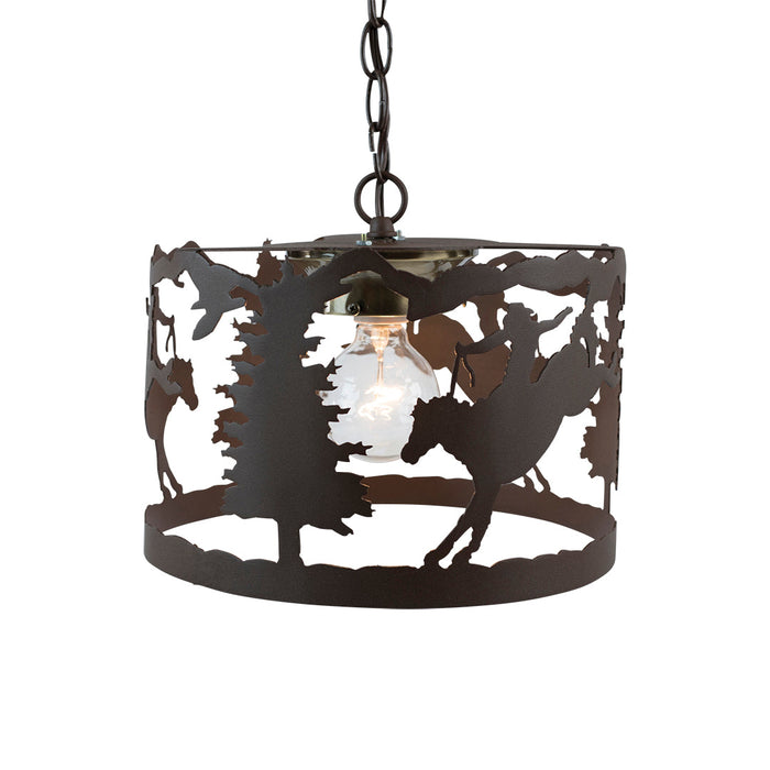 12" Hanging Chandelier Light – 1 Globe