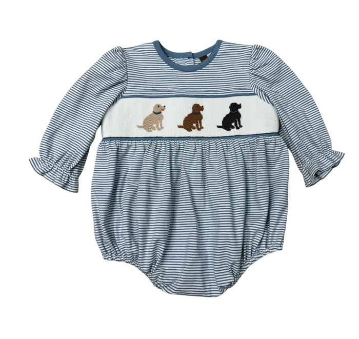 Banana Split-Lab Trio Smocked Girls Bubble