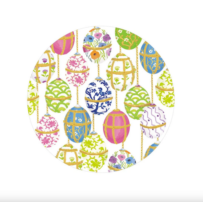 Caspari- Les Oeufs Salad/Dessert Plates