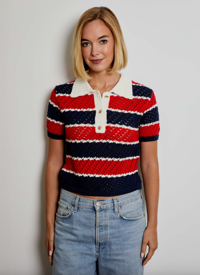 Design History-STRIPED SS POLO