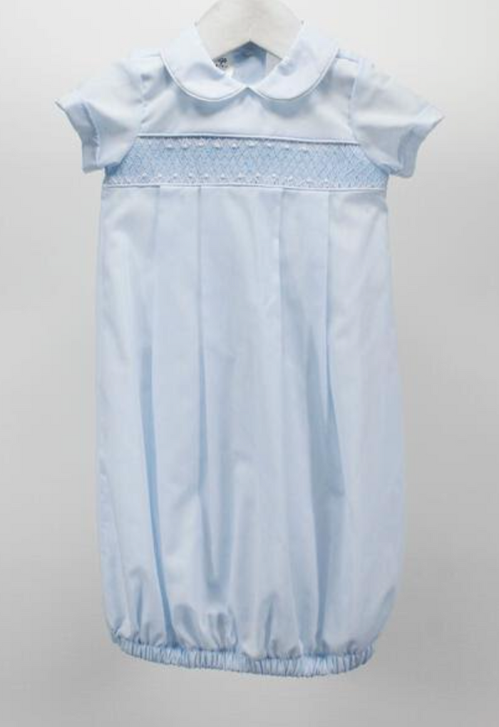 Elliot Light Blue GOWN- BABY BLESSINGS