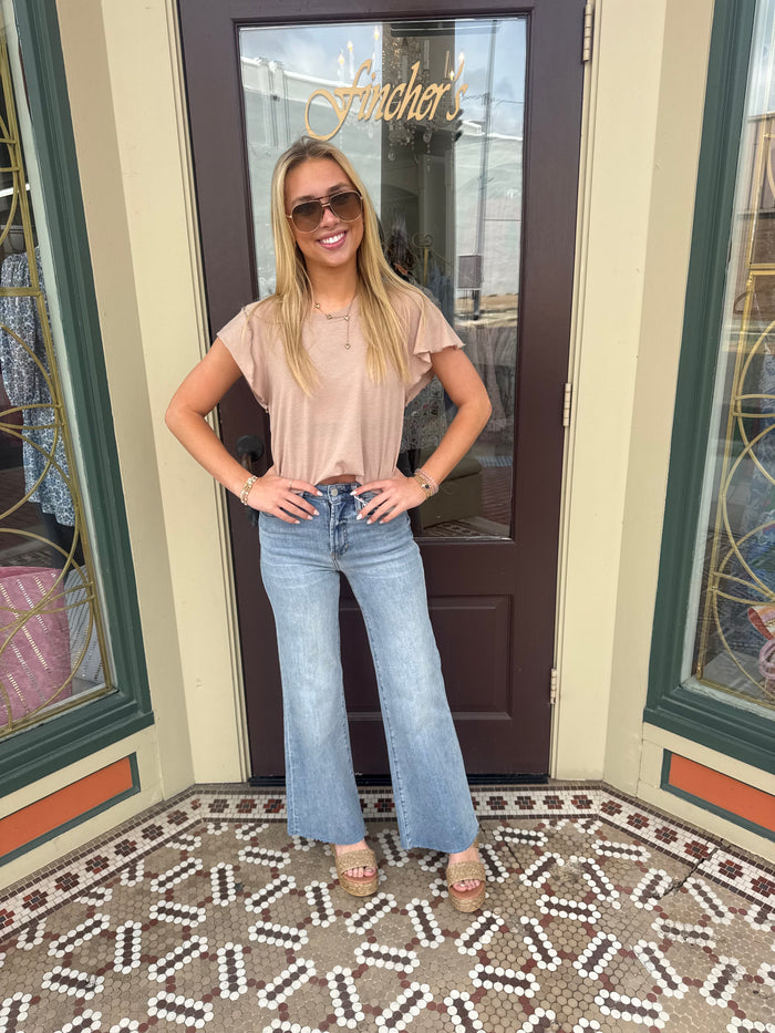 FIONA WIDE LEG JEAN-Dear John