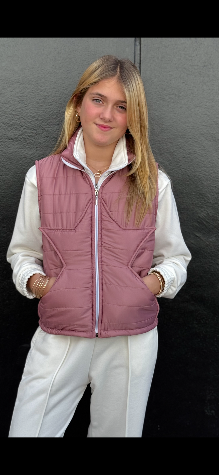 If So-Tween Puffer Star Vest
