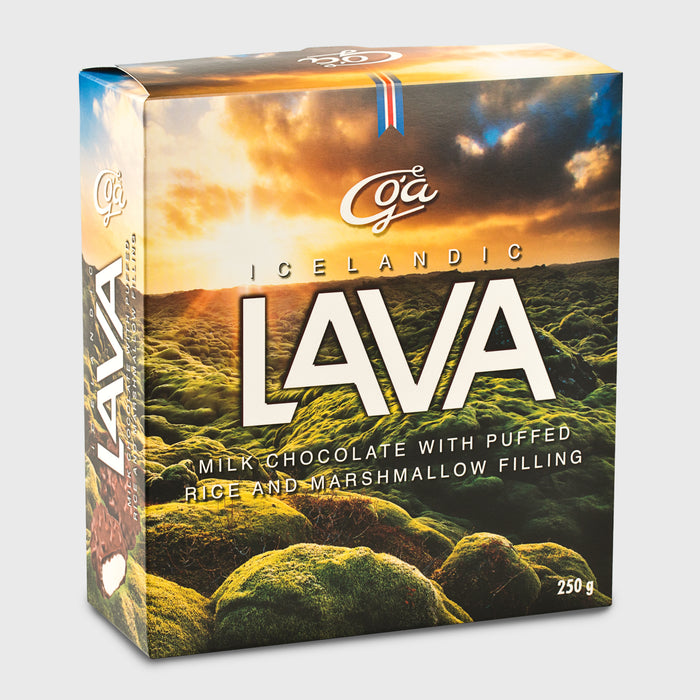 Lava - Milk Chocolate with Puffed Rice and Marshmallow Filling - Idontspeakicelandic