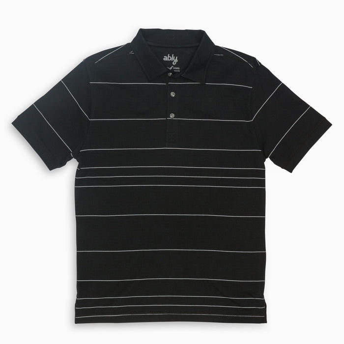 Mariner | Men's Jersey Mesh Striped Polo