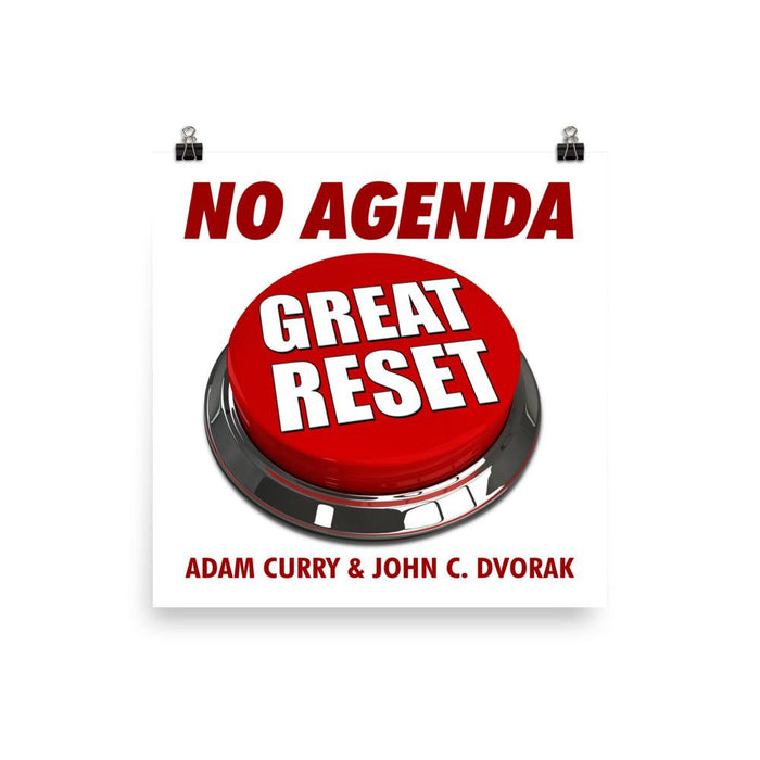 NO AGENDA 1267 - cover art poster print