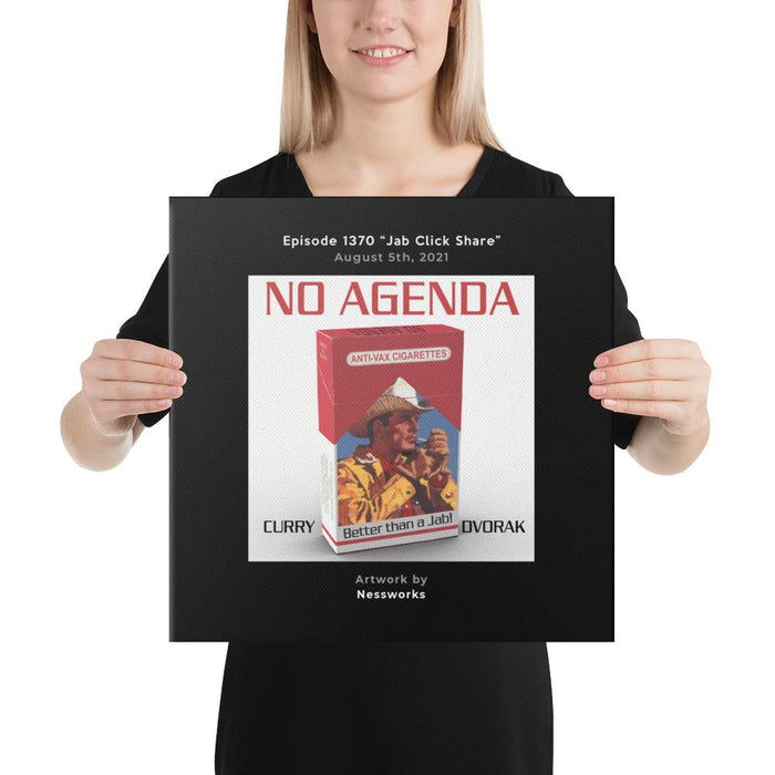 NO AGENDA 1370 - customizable canvas cover art