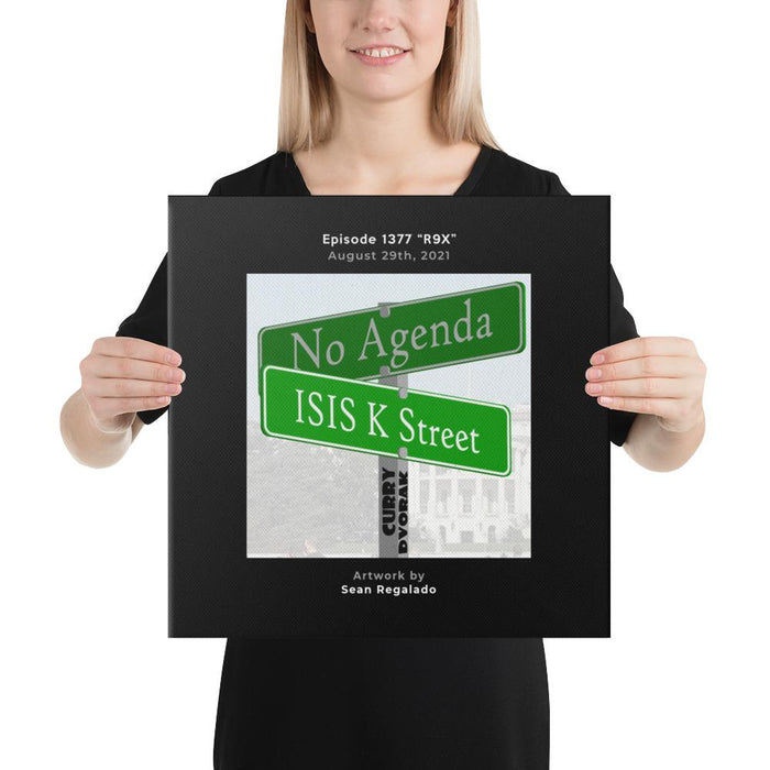 NO AGENDA 1377 - customizable canvas cover art