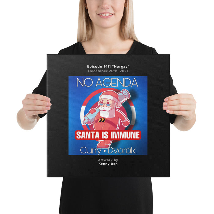 NO AGENDA 1411 - customizable canvas cover art