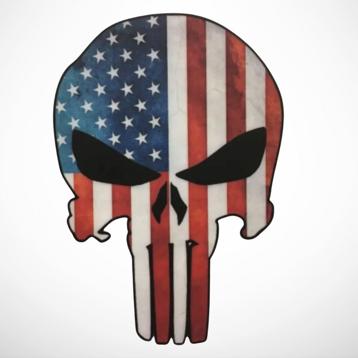 Punisher Red White and Blue - Vinyl Decal