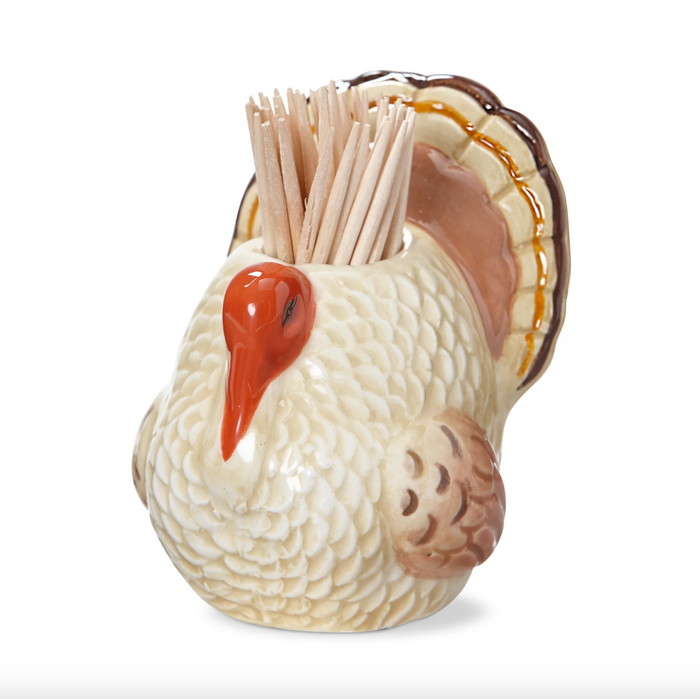 Tag- Turkey Toothpick Holder Set
