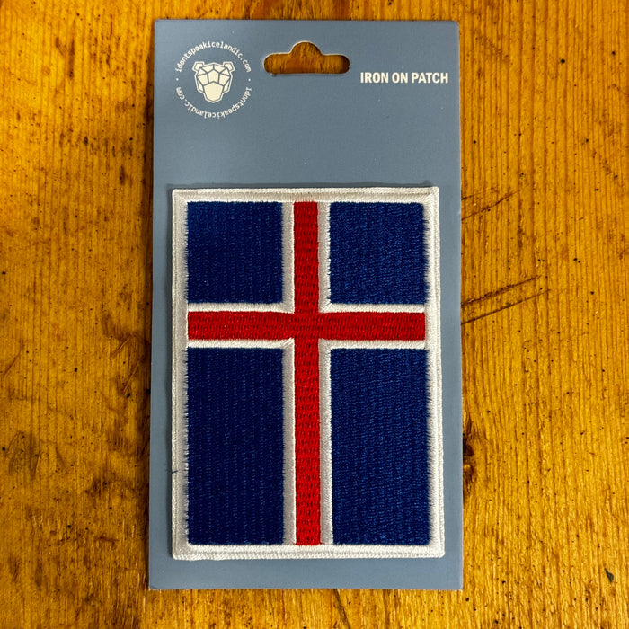 The Icelandic Flag - Iron on Patch