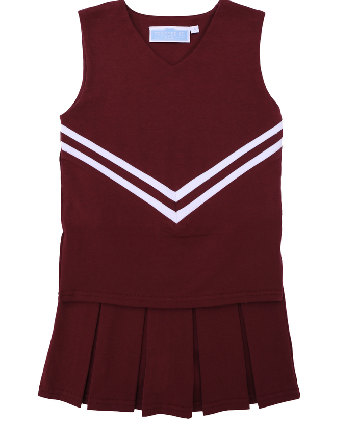 Trotter Street-2 Piece Cheer Suit-Maroon