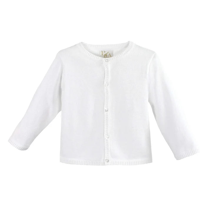 unisex White Cardigan