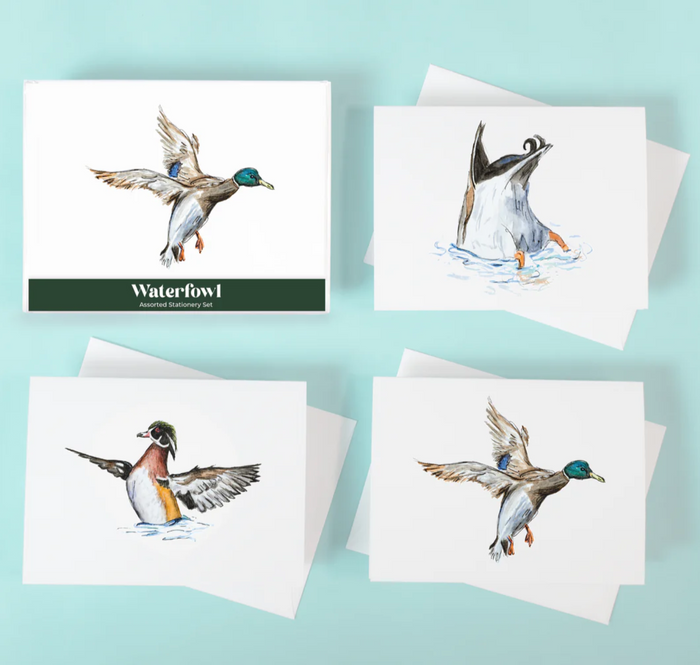 WATERFOWL ASSORTED STATIONERY SET- Taylor Paladino
