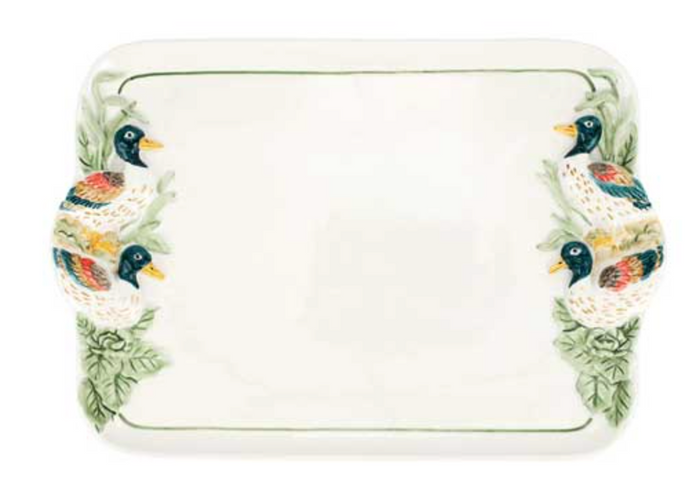 Wildlife Mallard Rectangular Platter by VIETRI