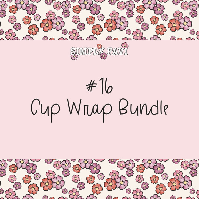 #16 Cup Wrap (set of 10)