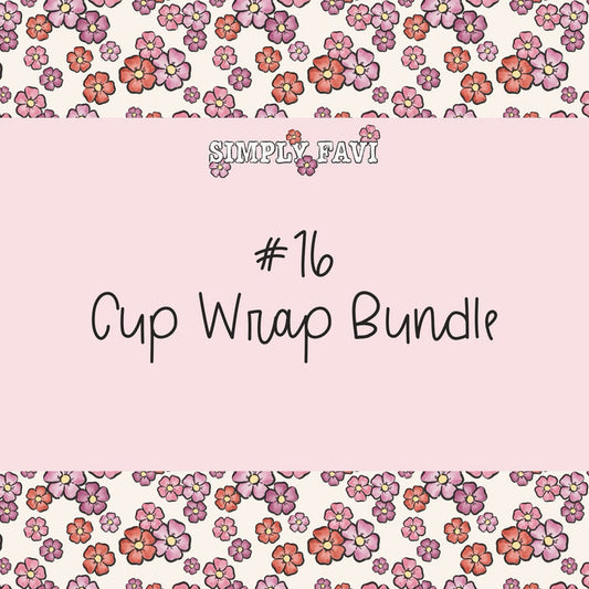 #16 Cup Wrap (set of 10)