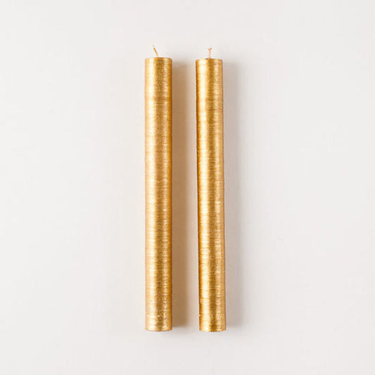180 Degrees Goldleaf Taper Candle