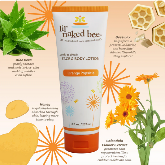 8 oz. Orange Popsicle Cheeks to Cheeks Face & Body Lotion
