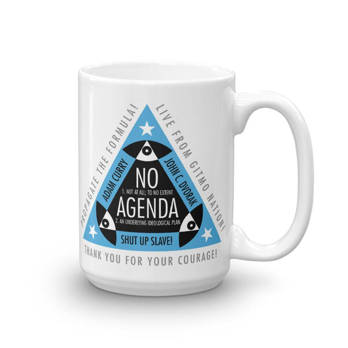 ALL SEEING NO AGENDA - mug