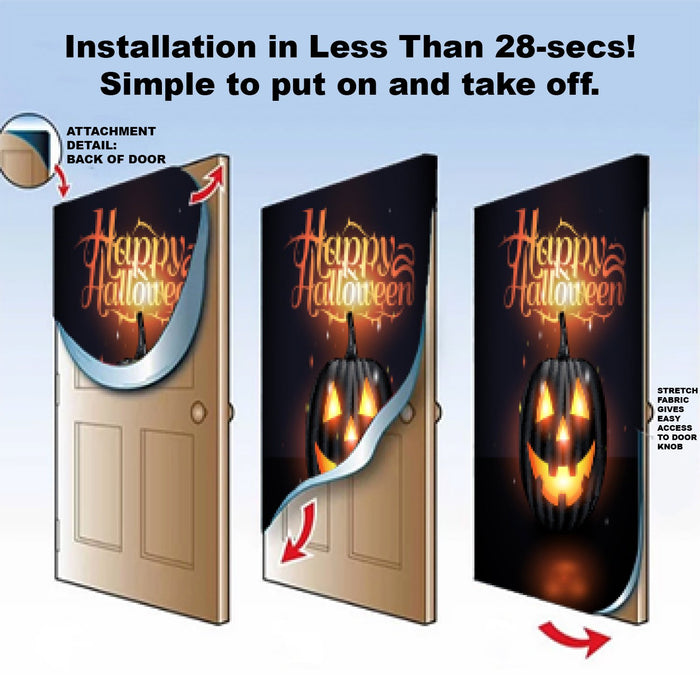 DoorFoto Door Cover Allosaurus Dinosaur Decor