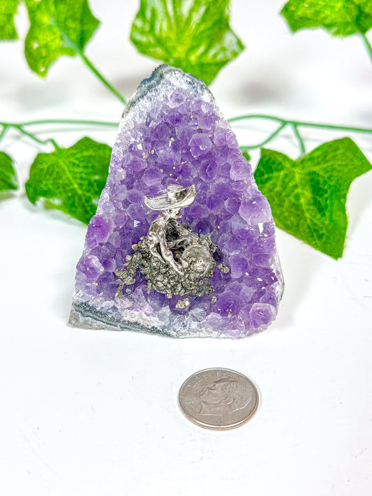 Amethyst Cutbase Pyrite Miner (22B)