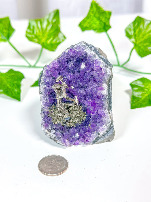 Amethyst Cutbase Pyrite Miner (22K)