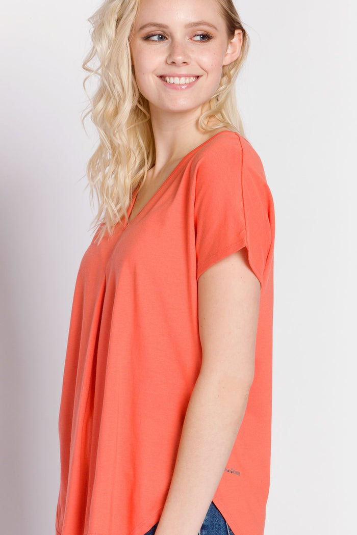 Amy | Women's Knit Short Sleeve Top