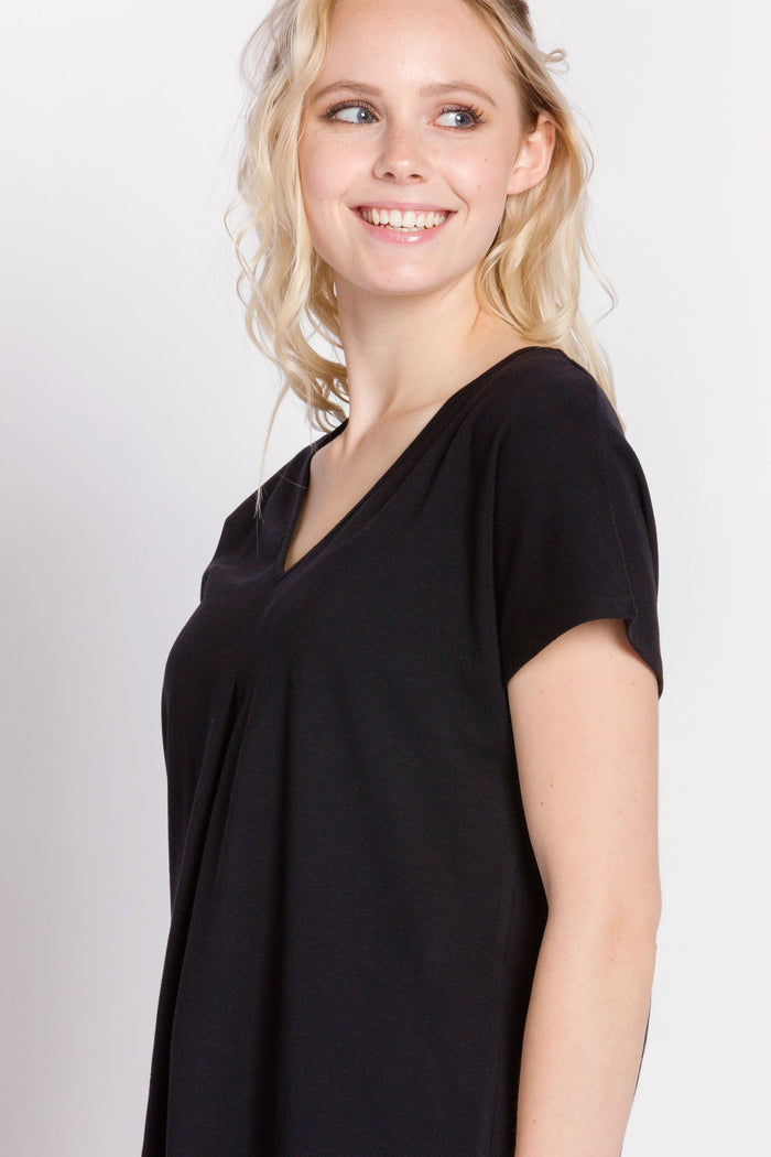 Amy | Women's Knit Short Sleeve Top