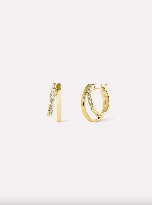 Ana Luisa-Double Hoop Earrings - Toda