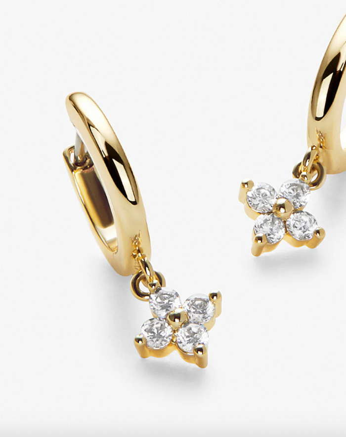 Ana Luisa-Gold Huggie Hoop Earrings - Angela