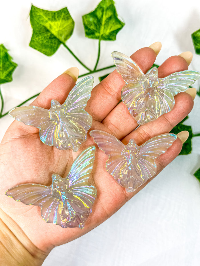 Angel Aura Clear Quartz Fairy