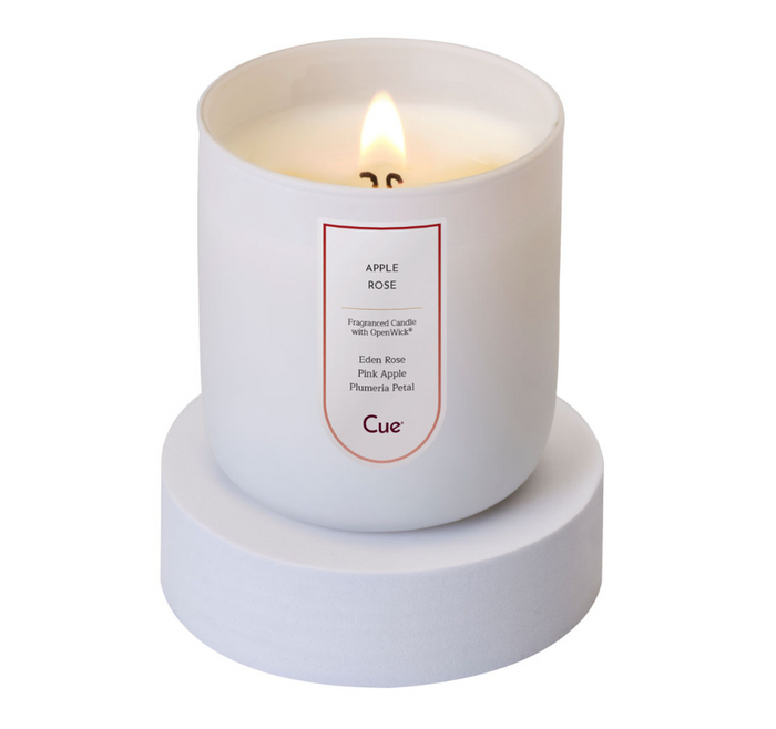 Apple Rose 7.5oz Candle | White-Cue
