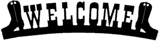 Arched Welcome Sign Boots
