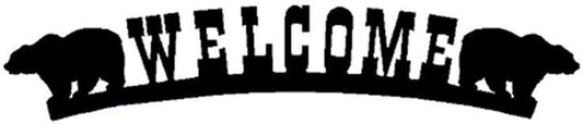 Arched Welcome Sign Grizzly