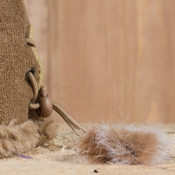 Arctic Fur Shortgloves - Ladies - Light Brown - Idontspeakicelandic