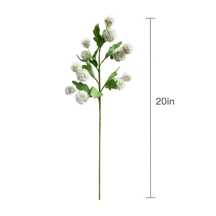 Artificial Dandelions Stems 20in Tall : Pink