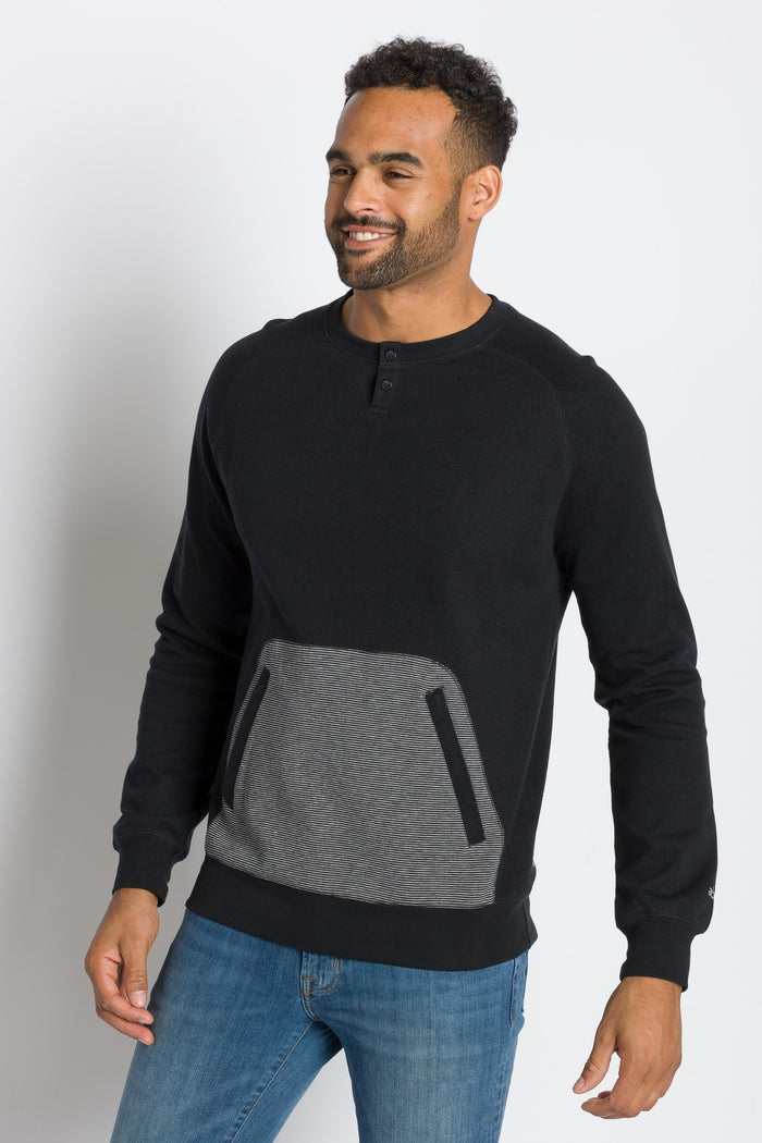 Ashe | Men's Plated Henley Top