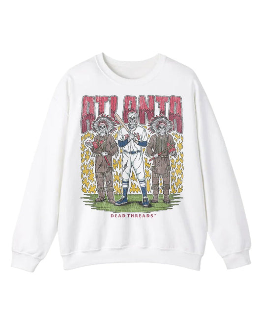 ATLANTA BASEBALL CREWNECK SWEATSHIRT – Sweatshirt – Dead Threads Apparel