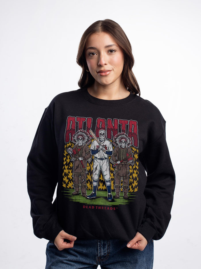 ATLANTA BASEBALL CREWNECK SWEATSHIRT – Sweatshirt – Dead Threads Apparel