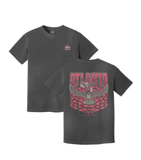 ATLANTA FOOTBALL - “3 SKULL” PREMIUM T - SHIRT – T-Shirt – Dead Threads Apparel