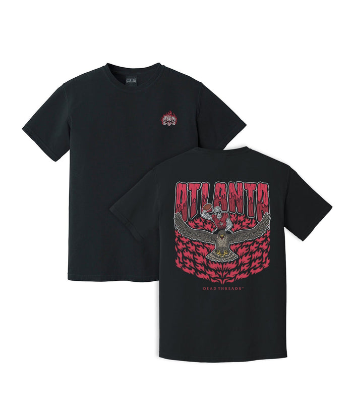 ATLANTA FOOTBALL - “3 SKULL” PREMIUM T - SHIRT – T-Shirt – Dead Threads Apparel