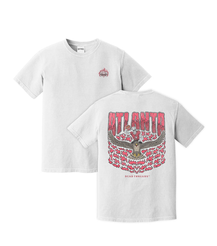 ATLANTA FOOTBALL - “3 SKULL” PREMIUM T - SHIRT – T-Shirt – Dead Threads Apparel