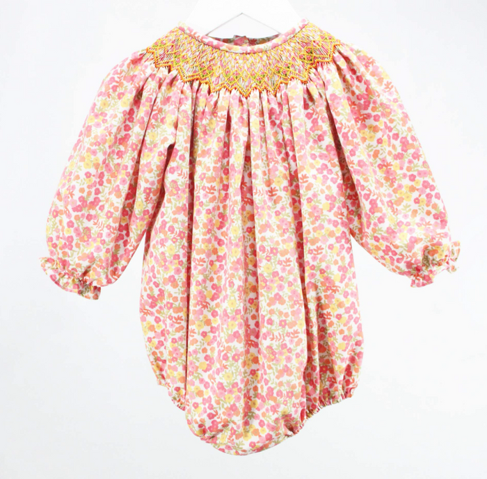Baby Blessings-Red & Blues Flowers Ellie Bubble