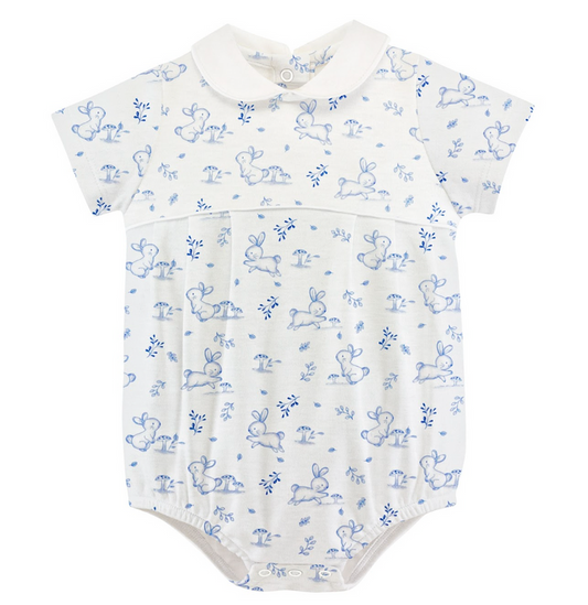 baby bunnies/ blue bubble- baby club chic
