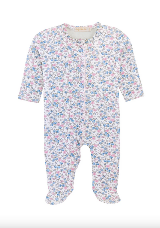 Baby Club Chic- tiny soft floral footie