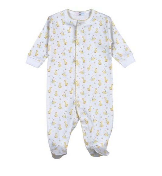 Baby Loren-Baby Ducks in the Pond Footie