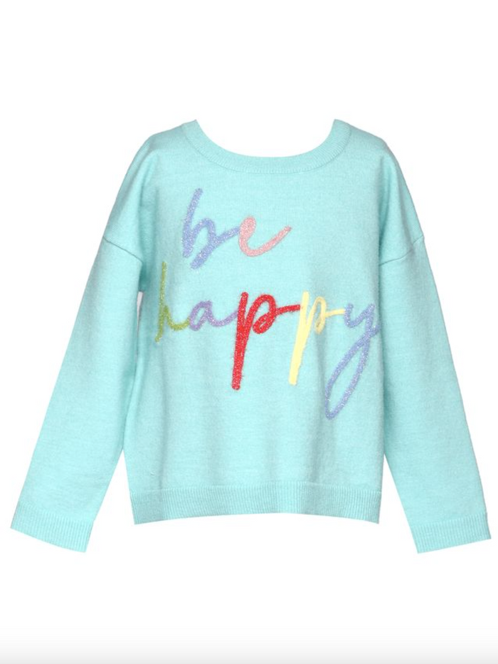 Baby Sara-  Be Happy Tinsel Sweater