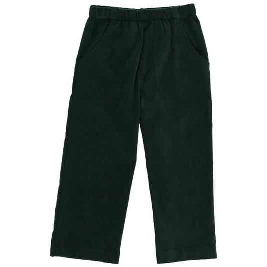 Bailey Boys-Charlie Pull On Pant - Forest Corduroy